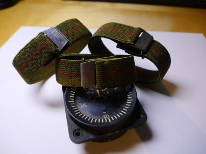 Bracelet dit Marine Nationale 100% d'origine militaire liseret rouge – Image 3